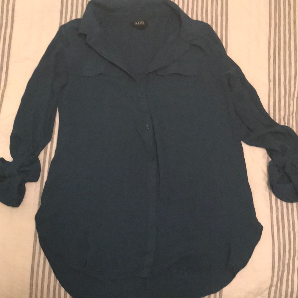 A.N.A. Sheer Button Down